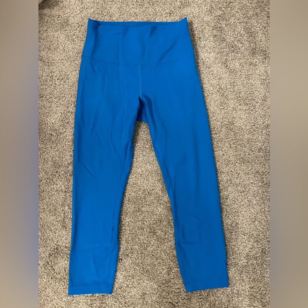 Blue Lululemon Align High Rise 23in Leggings